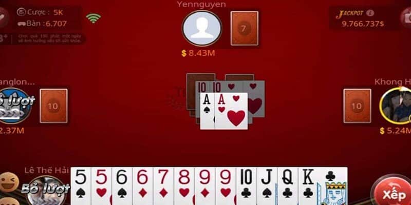 game bài tiến lên quen thuộc nhưng vẫn độc lạ