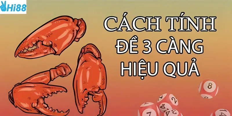 Áp dụng mẹo giúp người chơi có cách tính đề 3 càng chính xác