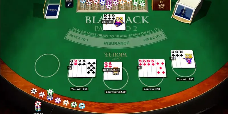 Hướng dẫn cược blackjack dễ hiểu
