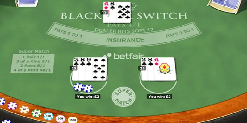 Các trường hợp đặc biệt trong blackjack