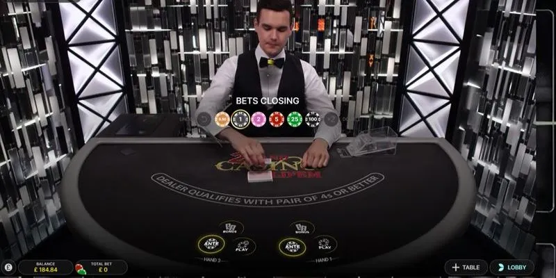 Khám phá các tính năng nổi bật của Live Dealer Poker 