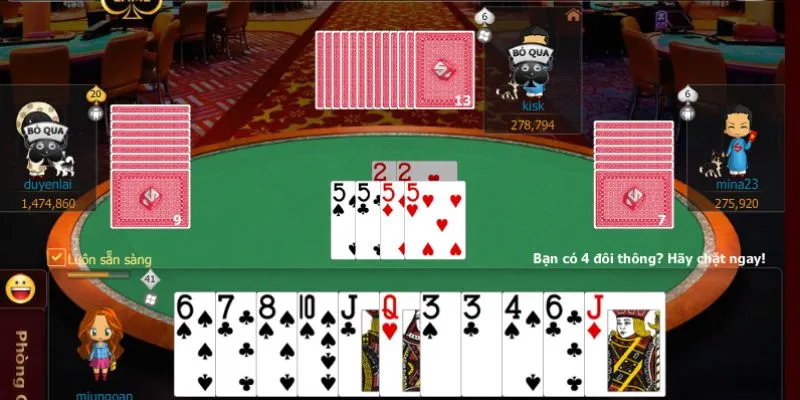 Vài nét về bài tiến lên solo 