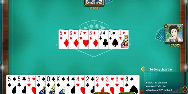 Các thủ thuật chơi bài tiến lên từ tay chơi lão luyện 