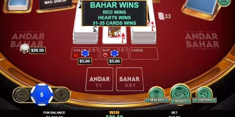 Cách thức hoạt động trong andar bahar